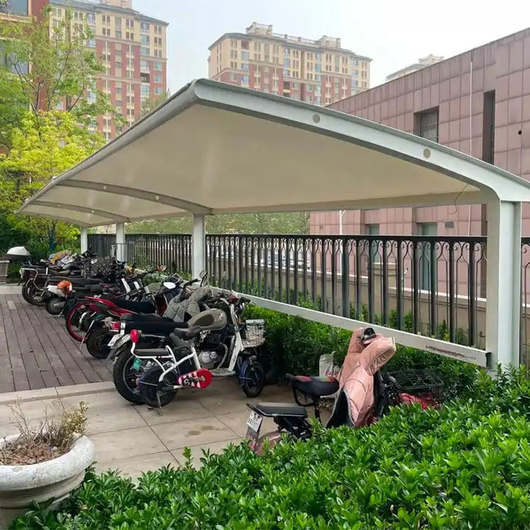 灵丘县膜结构电动车棚